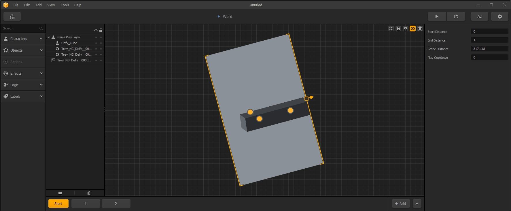 Isometric (2.5D) games with Buildbox