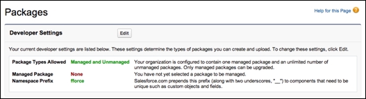 Setting your package namespace