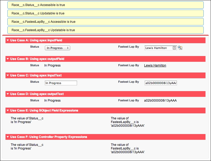 Enforcing security in Visualforce