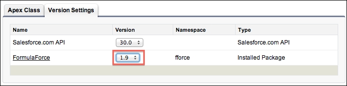 Versioning Apex API definitions