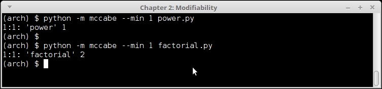 Cyclomatic complexity – the McCabe metric