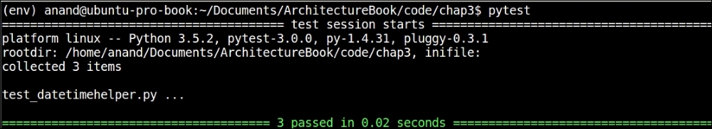 Testing with py.test