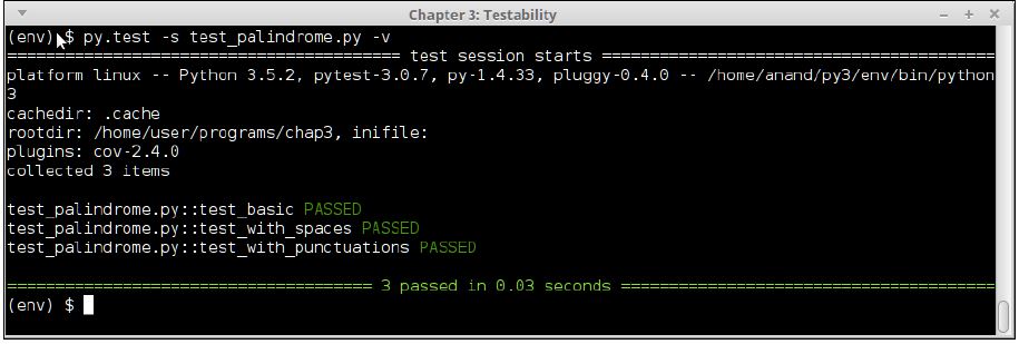 TDD with palindromes