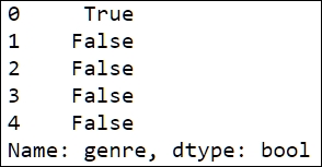 An example using the Pandas library