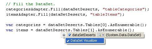 Loading Data into DataSets