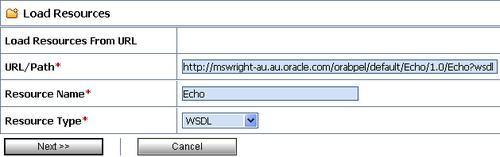 Importing a WSDL