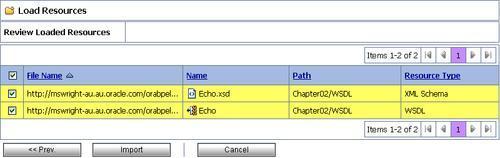 Importing a WSDL