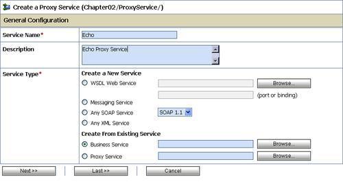 Creating our proxy service