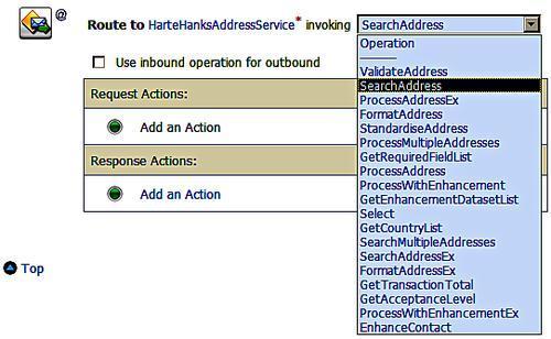 Mapping service interfaces