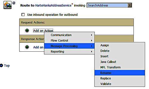 Mapping service interfaces