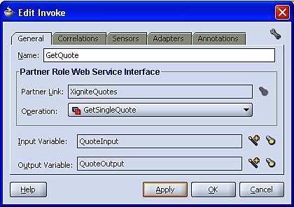 Calling the web service