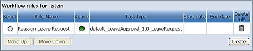 Setting up a sample rule