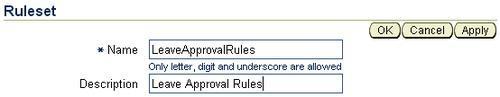 Creating a rule set