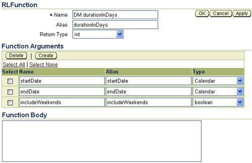 Creating a function