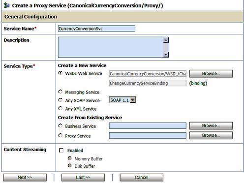 Create a new service interface