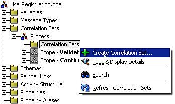 Defining correlation set