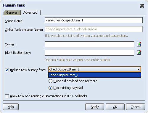 Linking individual Human Tasks