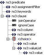 Specifying the query predicate