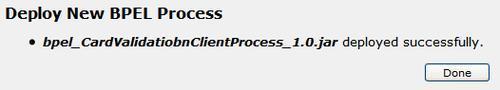 Deploying a BPEL process using the BPEL Console