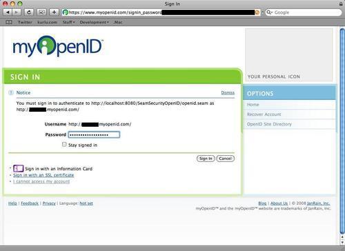 The OpenID logon process