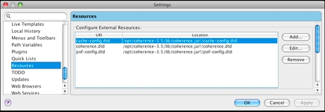 Enabling IntelliSense for configuration files