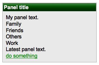 A simple binding example