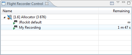 Flight Recorder in JRockit Mission Control
