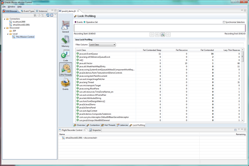 Enabling lock profiling with -XX:UseLockProfiling