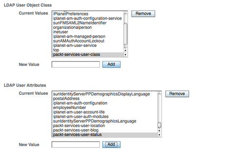 Adding the custom attributes to data store configurations