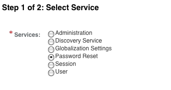 Assigning service and update service attributes