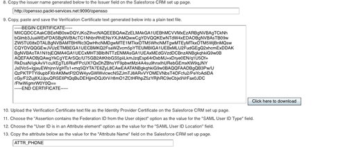 Configuring OpenSSO metadata for Salesforce.com