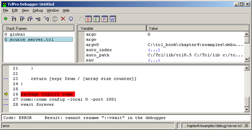 TclPro Debugger