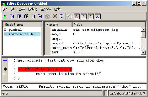 TclPro Debugger