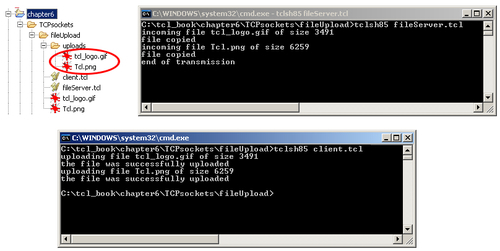 Transferring data using the fcopy command