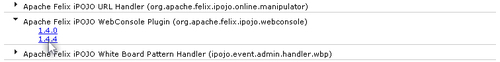 Apache Felix iPOJO WebConsole Plugin