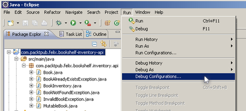 Configuring the IDE for remote debugging