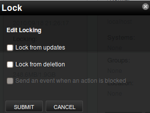 Locking or unlocking a device