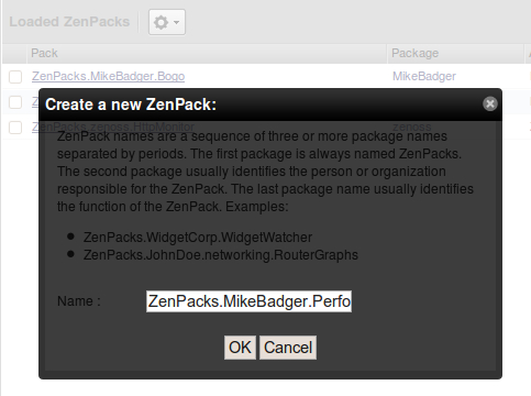 Creating a ZenPack
