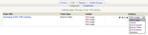 Adding a Branch Table