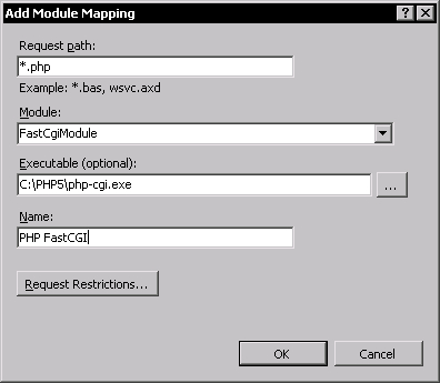 Adding PHP mapping