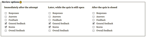 Time for action - creating a quiz