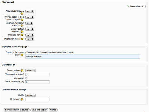 Time for action - creating a lesson module