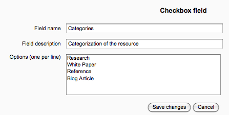 Time for action - Creating the database fields