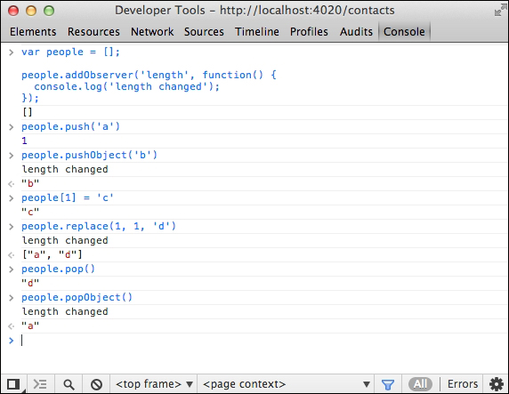 Observing enumerables