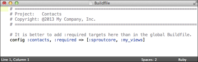 Using frameworks and modules