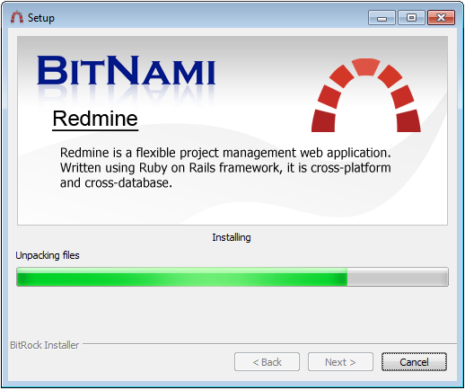 Using BitNami Redmine stack