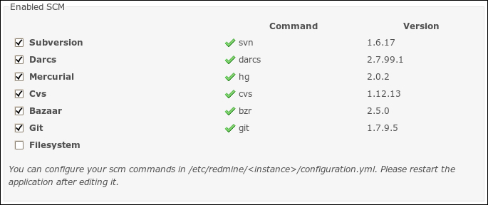 Configuring repositories