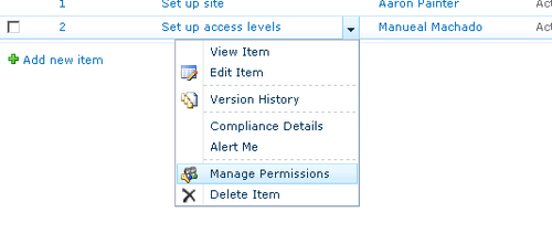 Managing Permissions