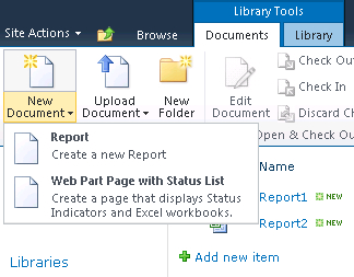 Report libraries