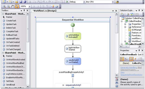 Visual Studio 2010 with WF Workflow Designer